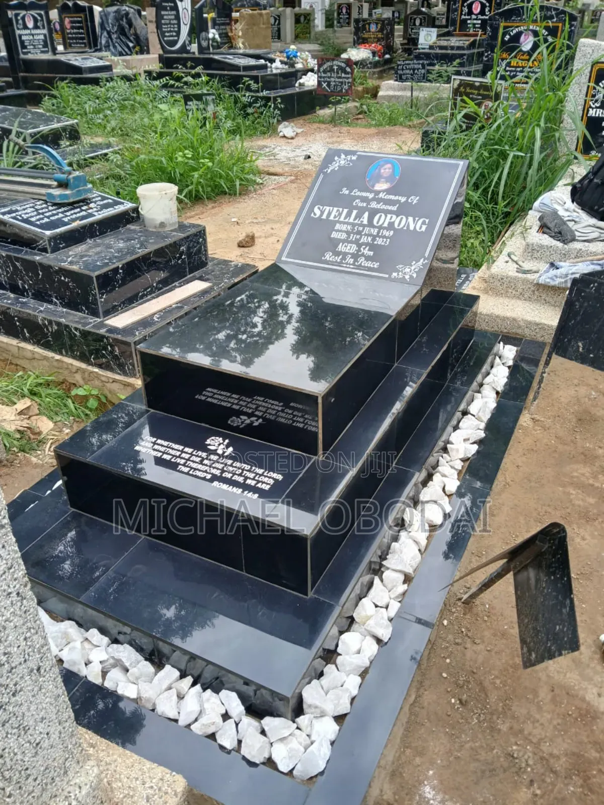 Tiles Tombstone