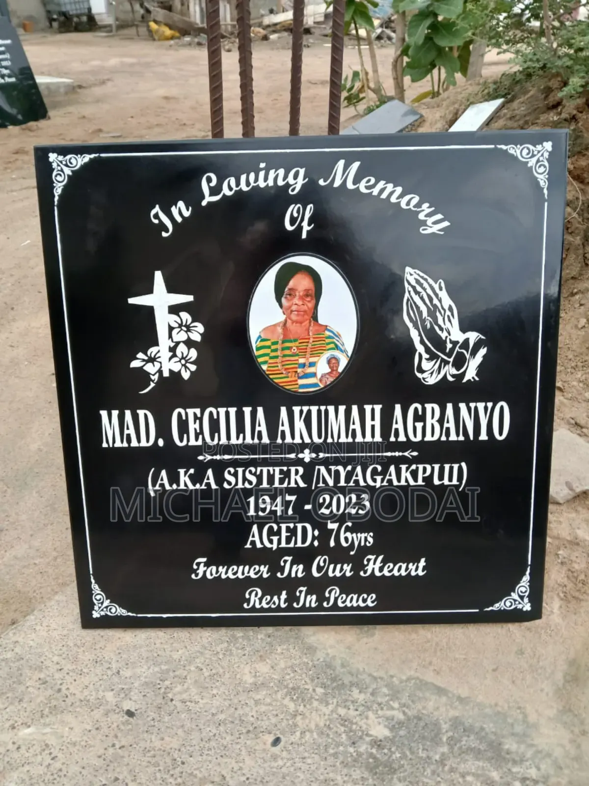 Memorial Plaque Writing