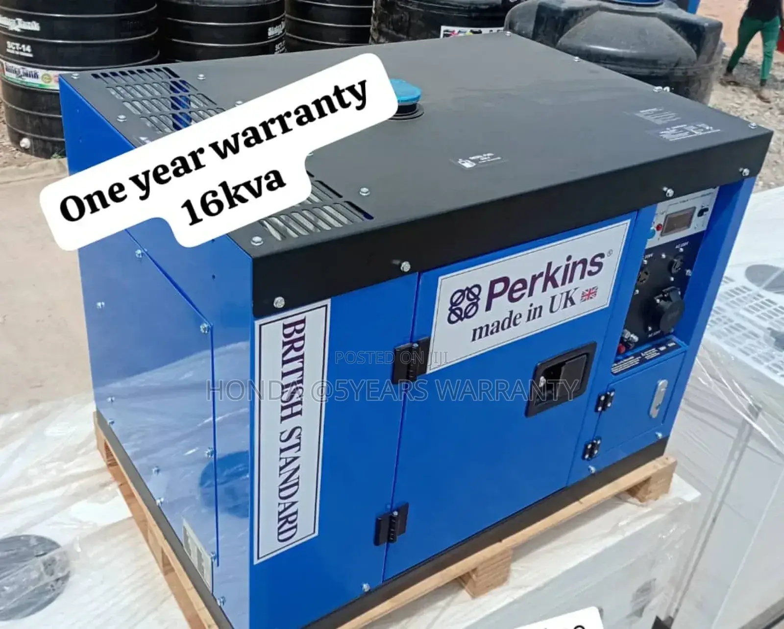 18000watt Perkins 16kva Diesel Generator 16kva