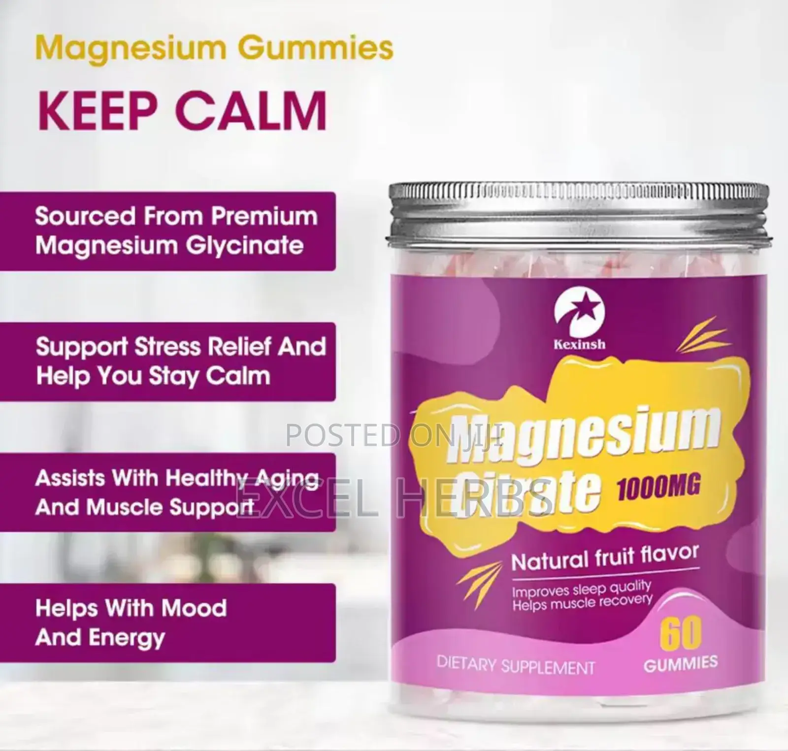 Magnesium Citrate 1000mg Gummies