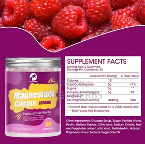 Magnesium Citrate 1000mg Gummies