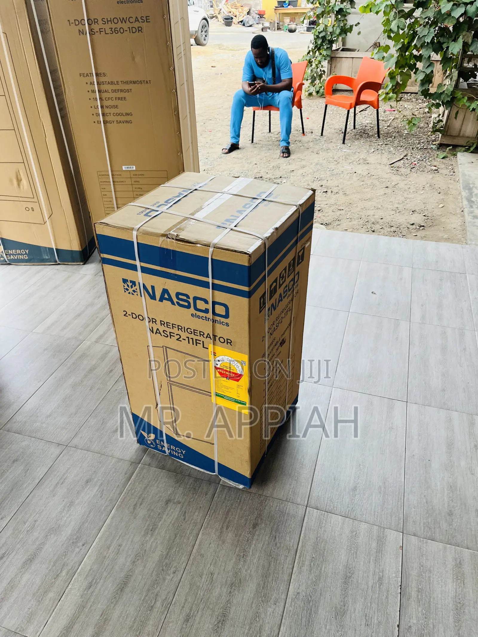 Quality Nasco F2-11 Double Door Table Top Fridge(Silver).