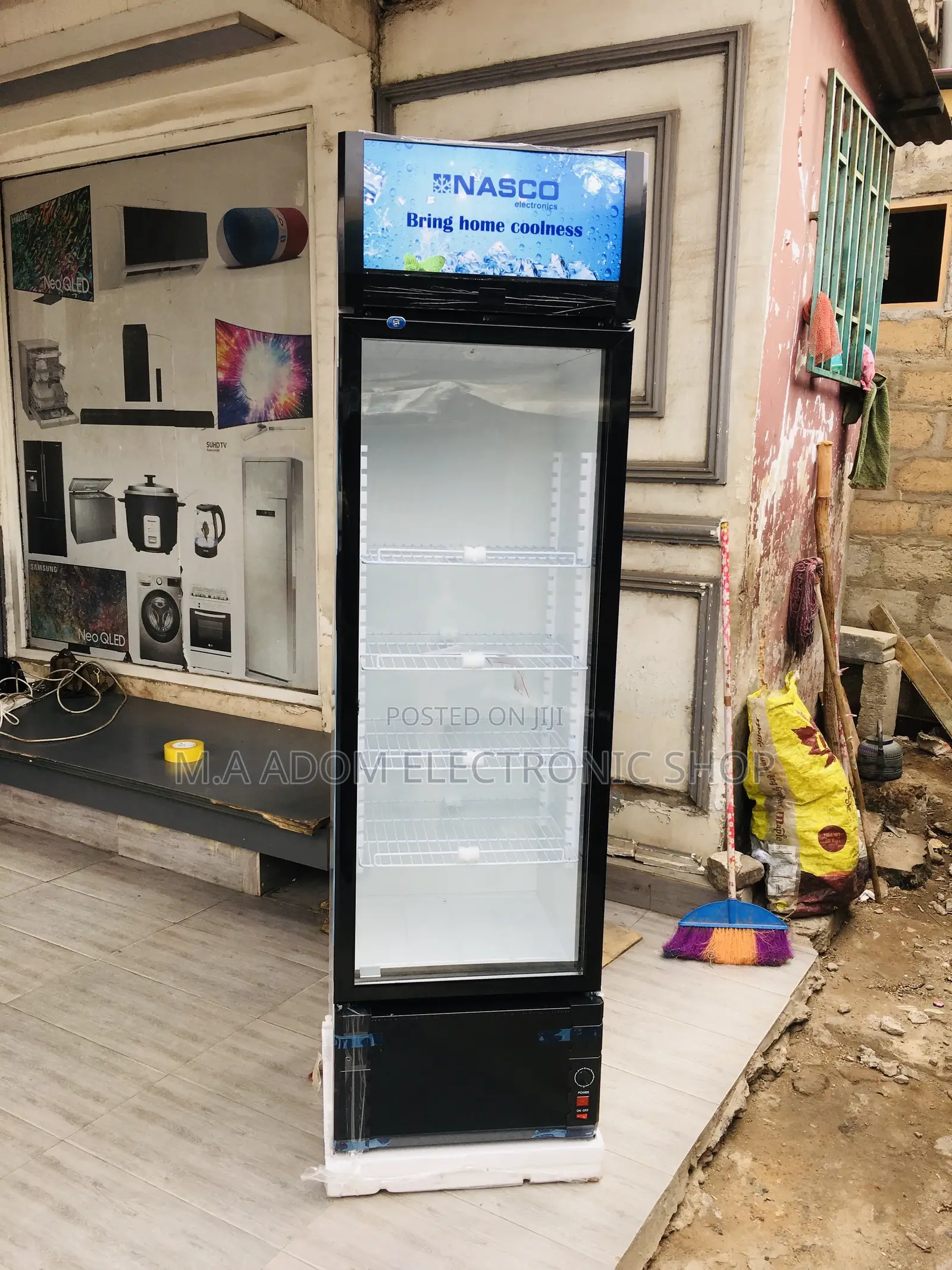 Nasco 298 Litres Display Fridge