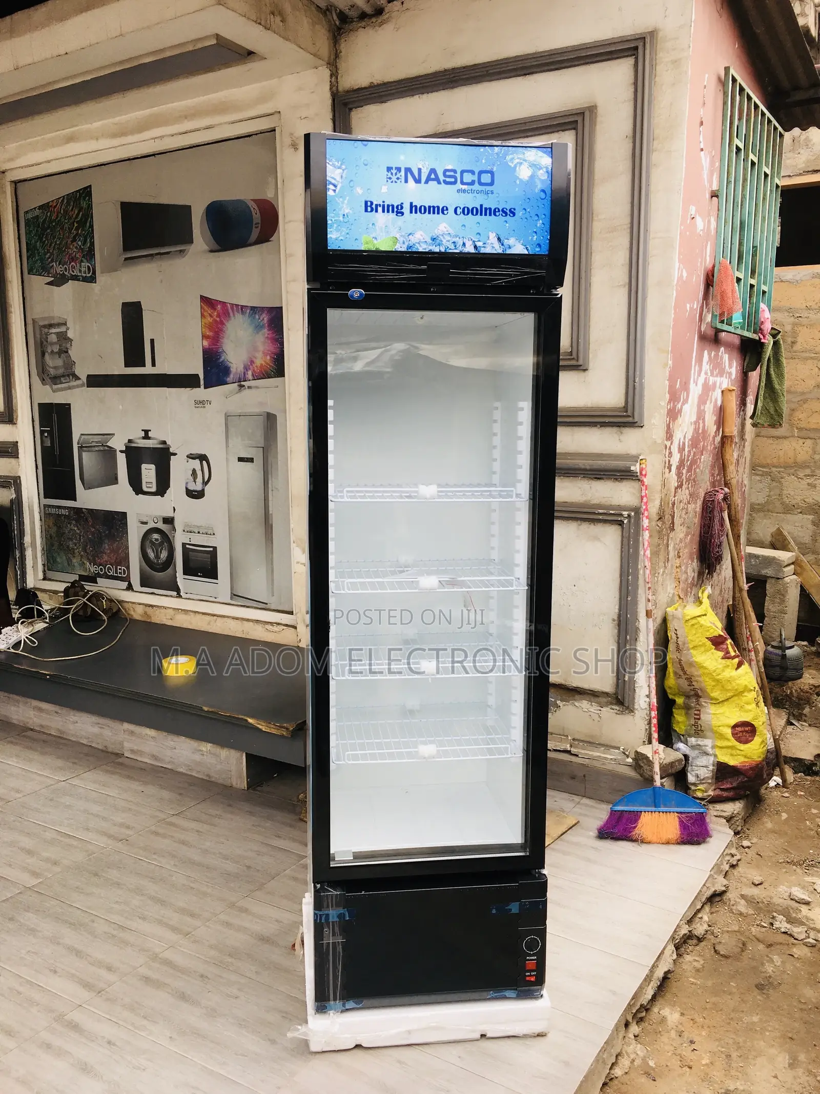 Nasco 298 Litres Display Fridge