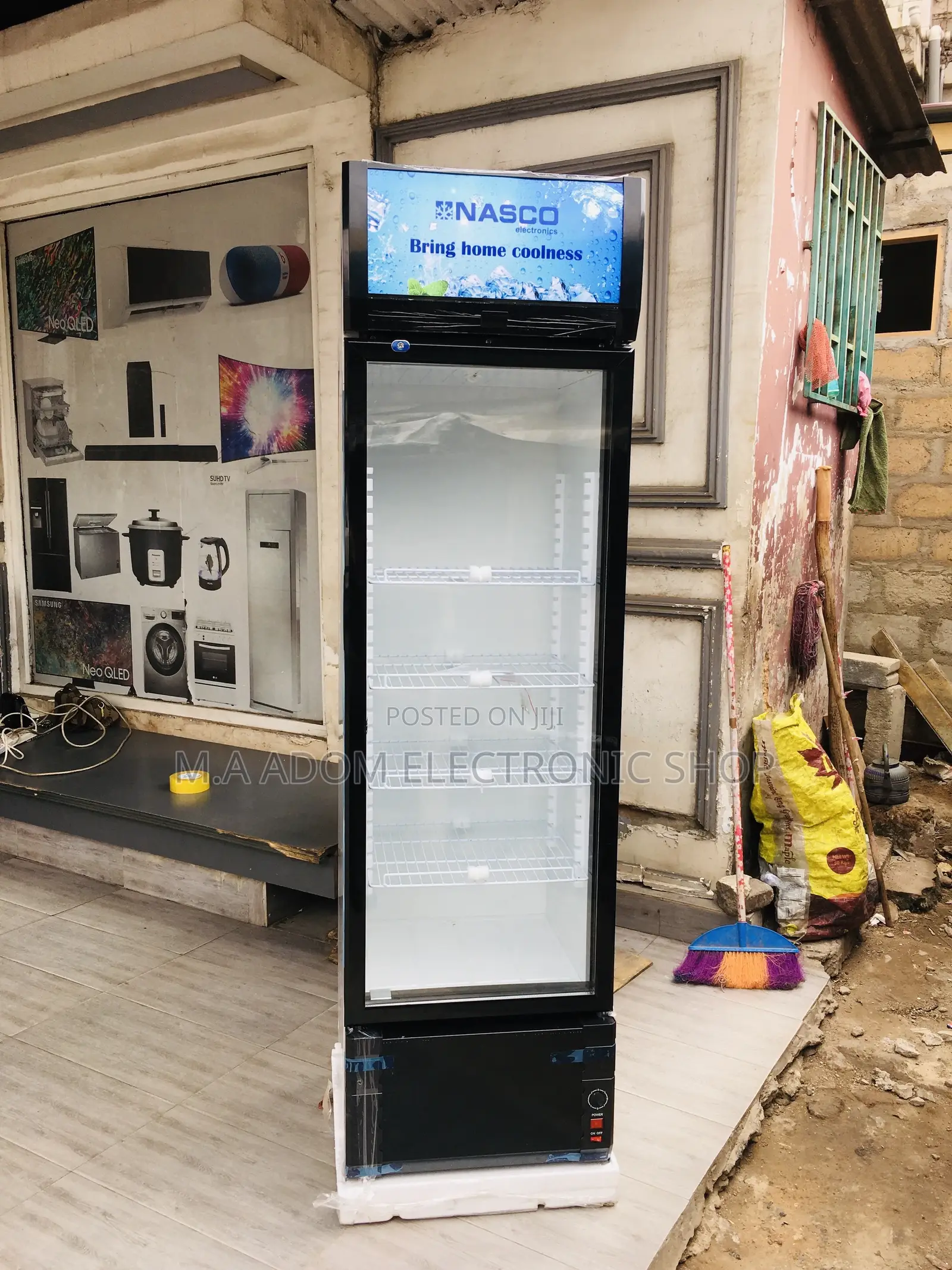 Nasco 298 Litres Display Fridge
