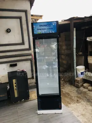 Blue White Color 298 Litres Display Fridge