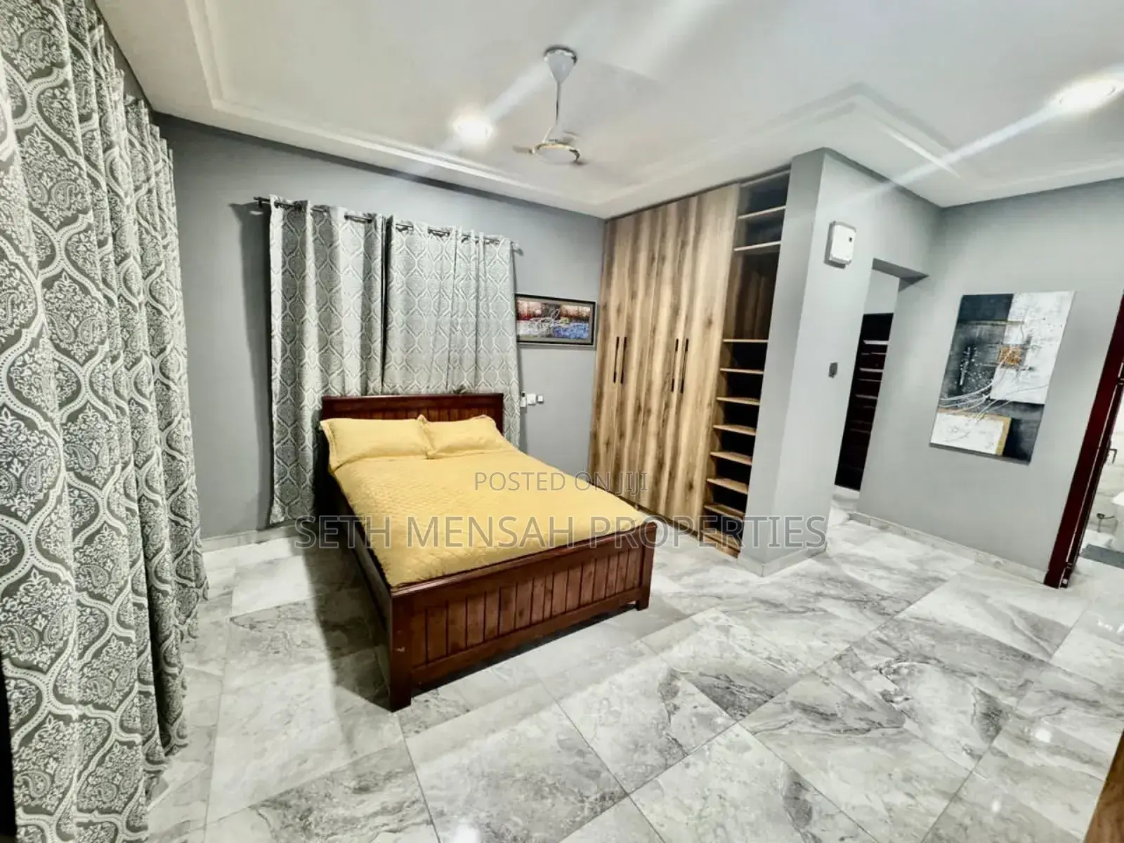 Furnished 1bdrm Apartment in Skm Properties, Haatso for rent