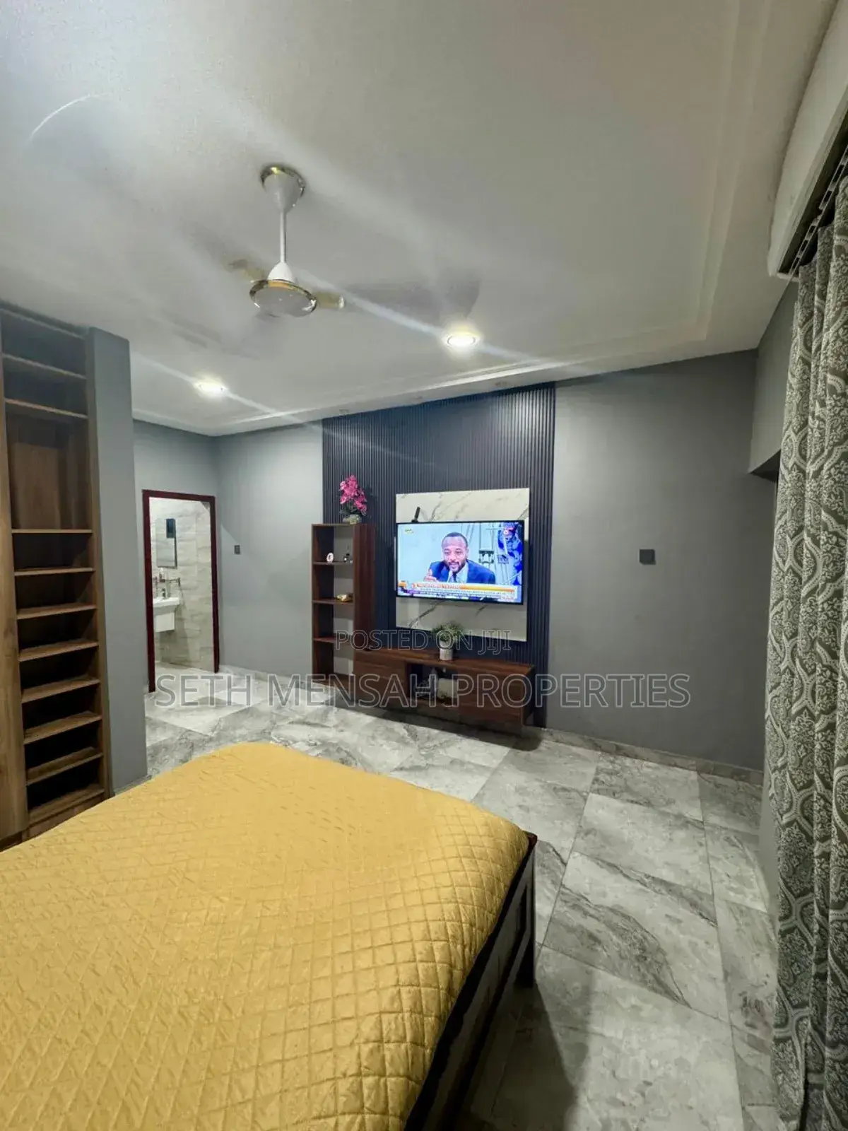 Furnished 1bdrm Apartment in Skm Properties, Haatso for rent