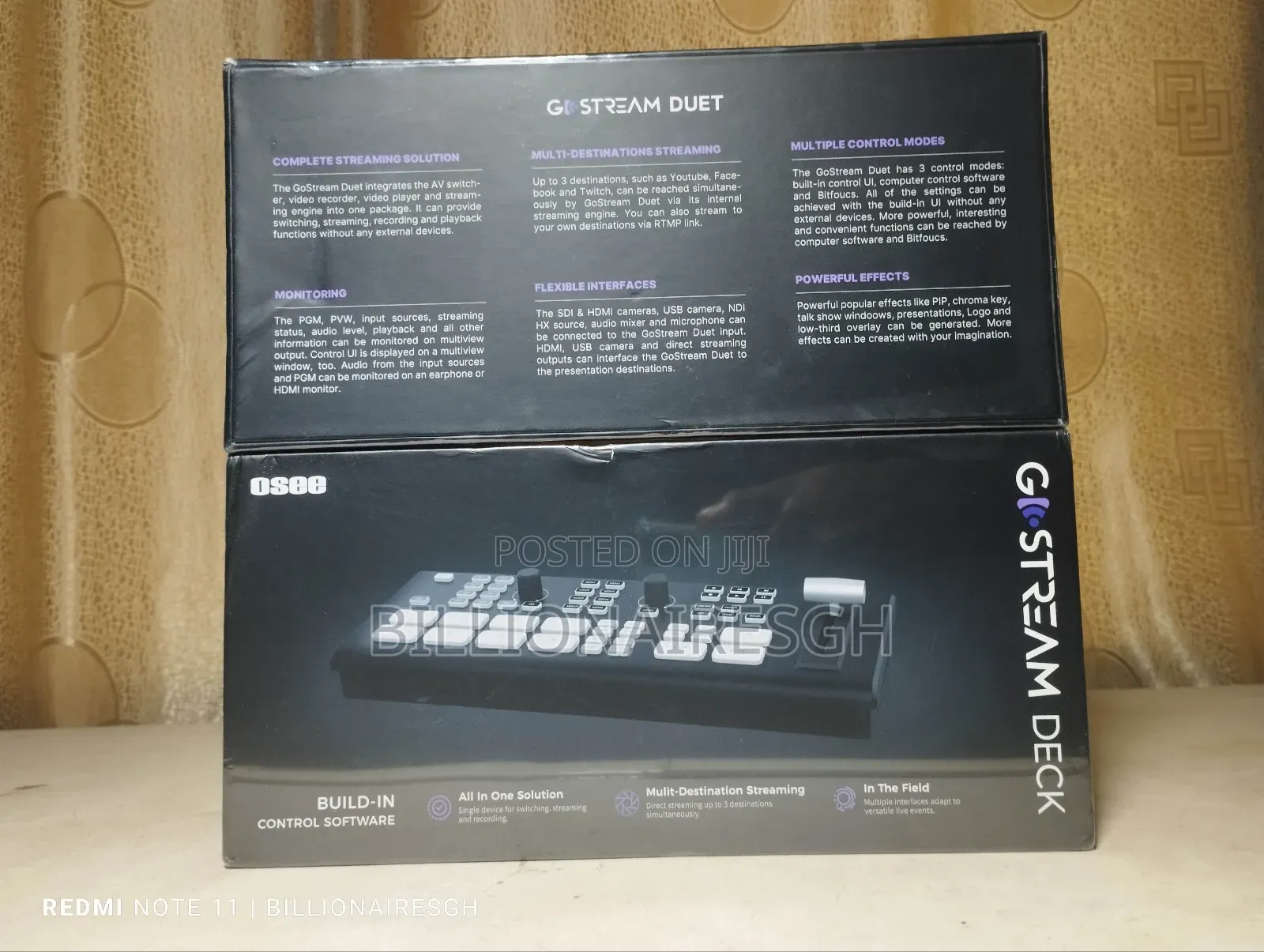 Osee Gostream Deck Hdmi/USB Live Streaming Video Switcher
