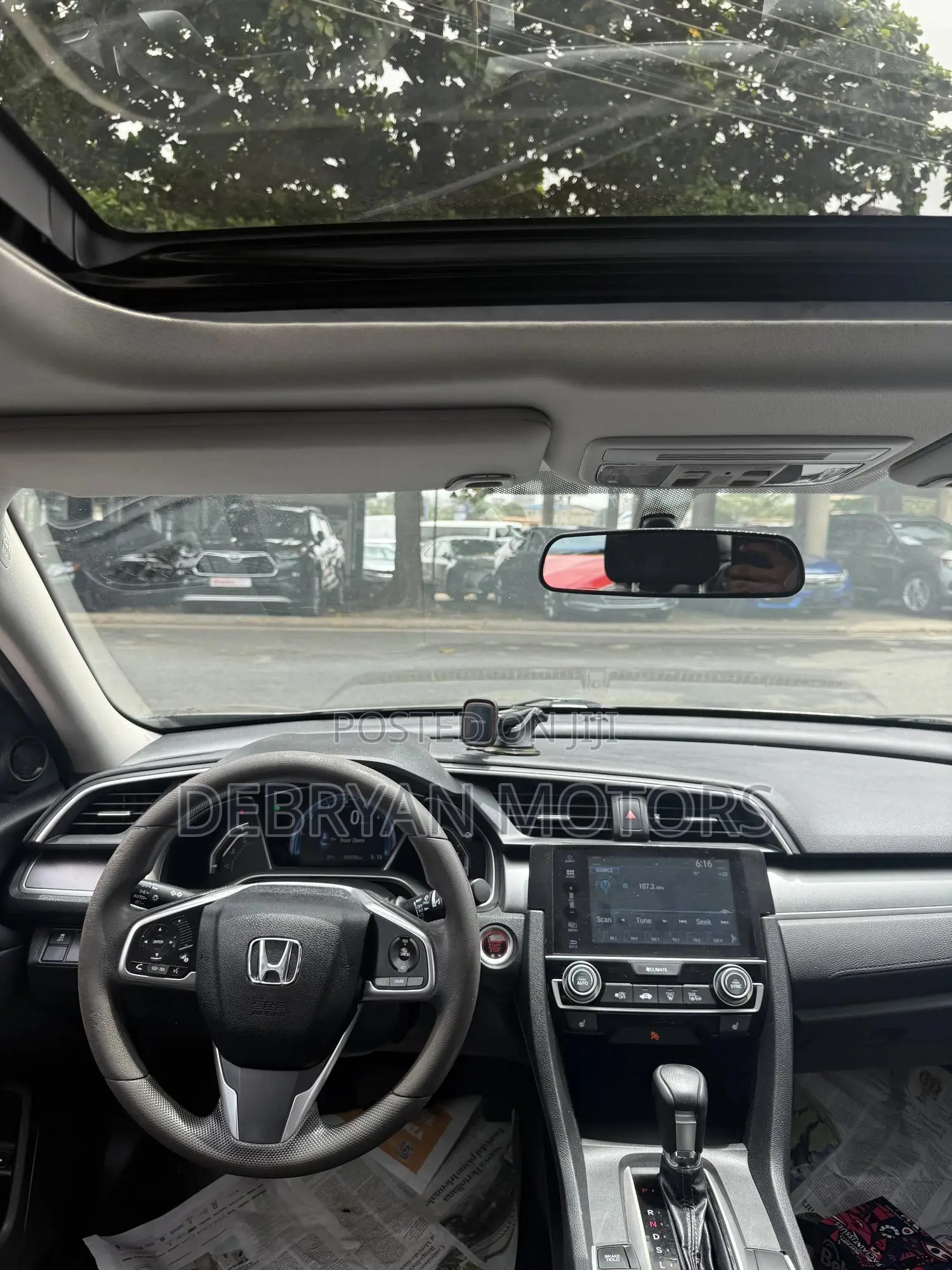 Honda Civic EX 4dr Sedan (1.5L 4cyl) 2016 Gray