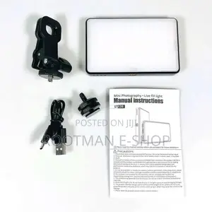 120 Led Rechargeable Selfie Light With Detachable Phone Clip
