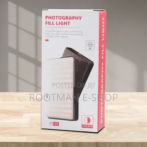 120 Led Rechargeable Selfie Light With Detachable Phone Clip