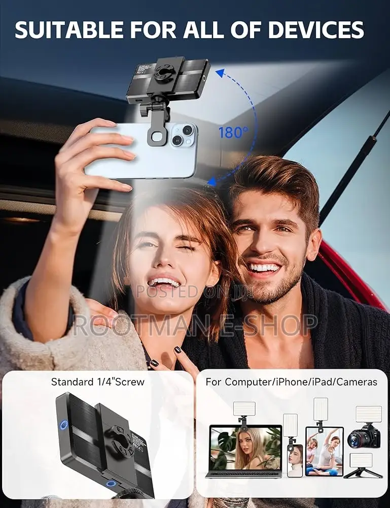 120 Led Rechargeable 3000mah Clip Video Selfie Fill Light