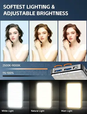 120 Led Rechargeable 3000mah Clip Video Selfie Fill Light