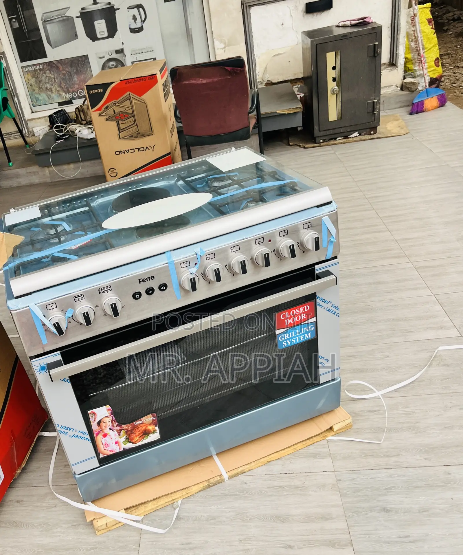 Purchase Unique Ferre 60x904 Gas + 2electric Turkish Burner