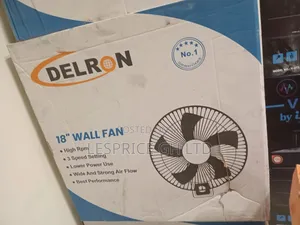 Saves Space: Delron 18" Wall Fan