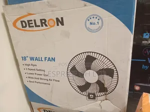 Durable Motor, the Delron 18" Wall Fan