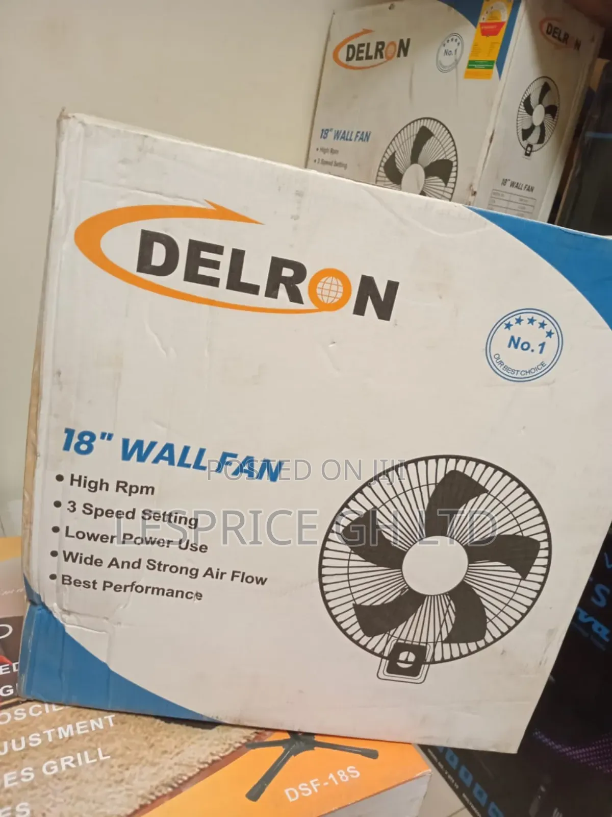Great Cooling: Delron 18" Wall Fan