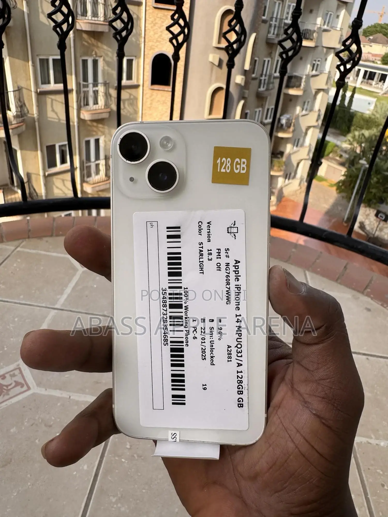 Apple iPhone 14 128 GB White