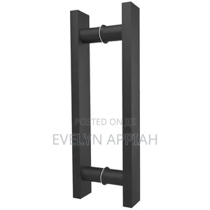 1ft Pull Handle Square Black