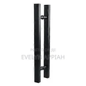1ft Pull Handle Square Black