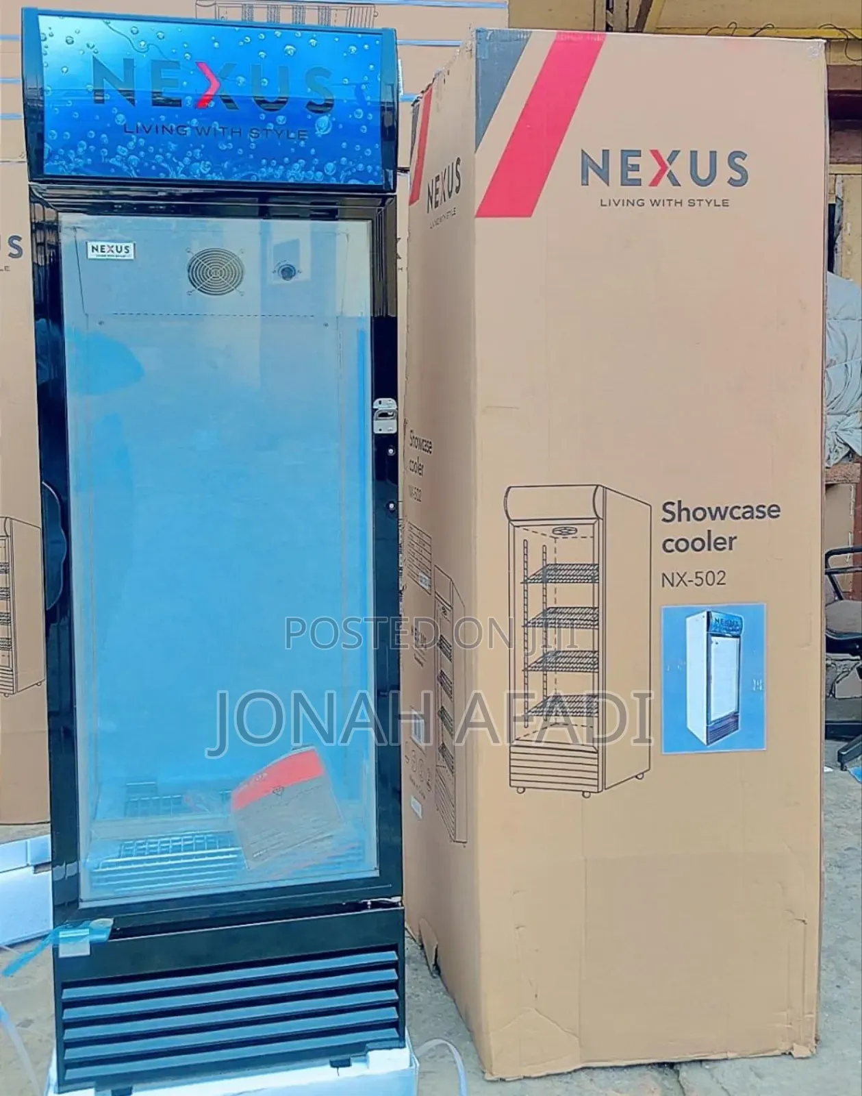 Nexus Nx-502 300 Liters Showcase Refrigerator