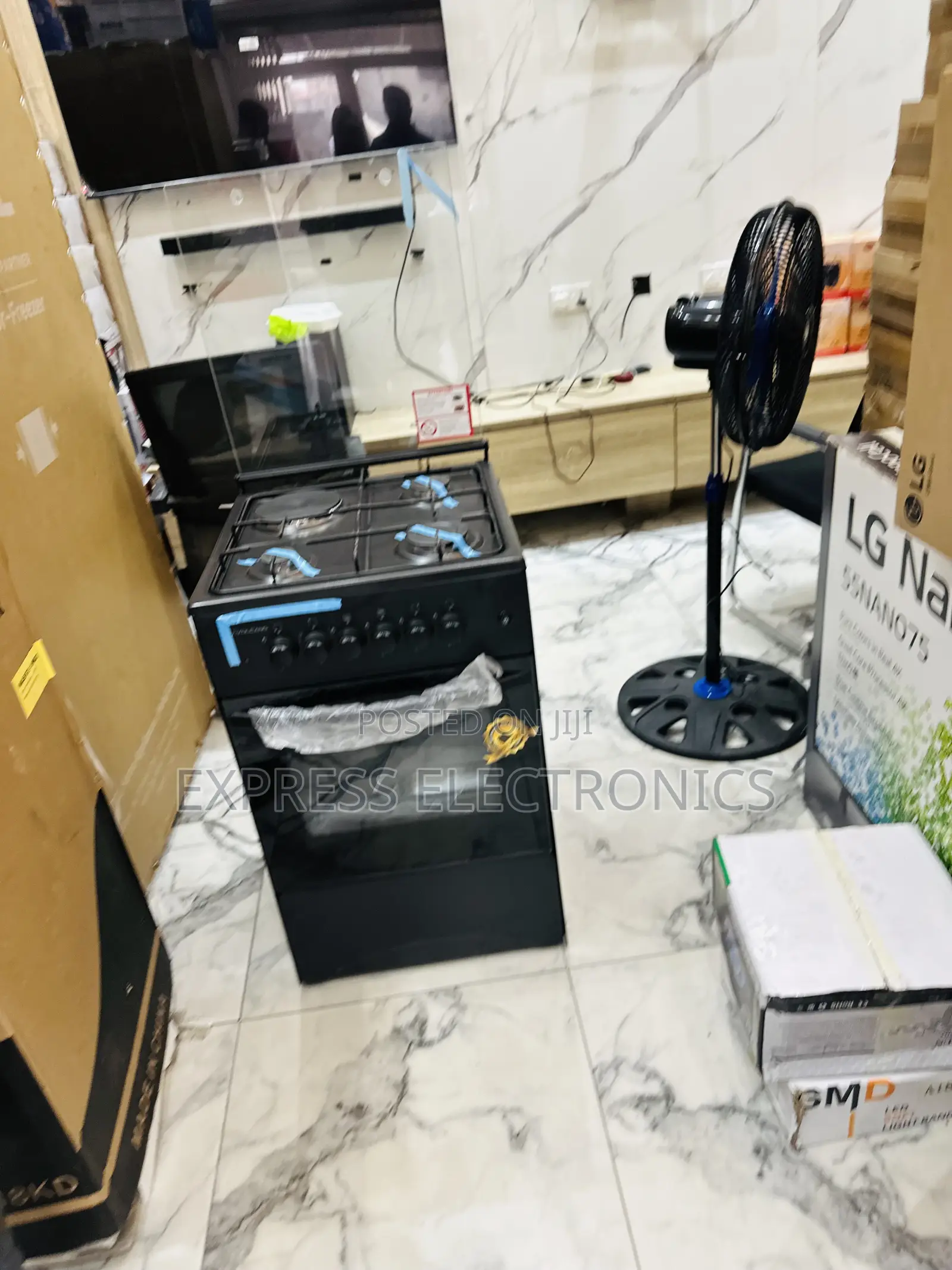 Highly Recommended Black Gas Electric Stove 3-1 Oven
