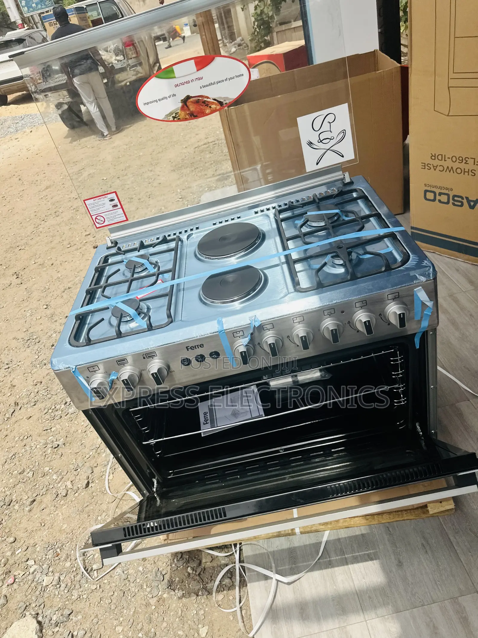Oven Rotisserie Grill 4-2 Stove Ferre 60-90