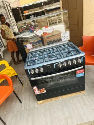 Range Cooker Ferre Stove Grill Rotisserie 5burner 60/90