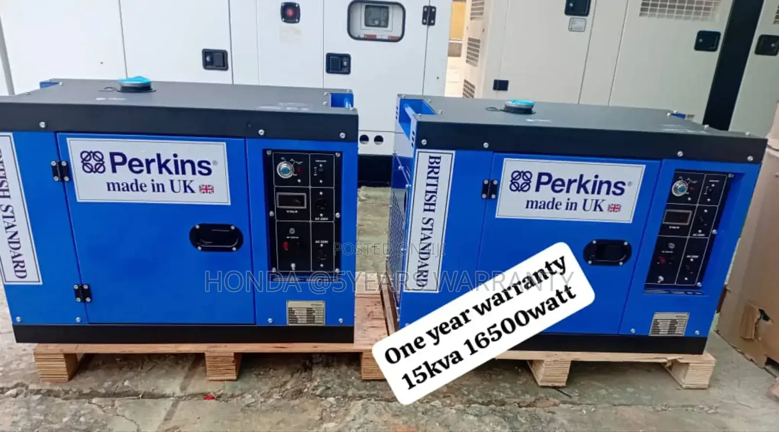 Qualified 15kva 16500watt Perkins Generator 15kva