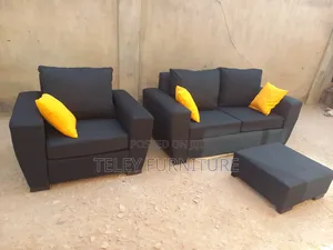 New Black Sofa Set