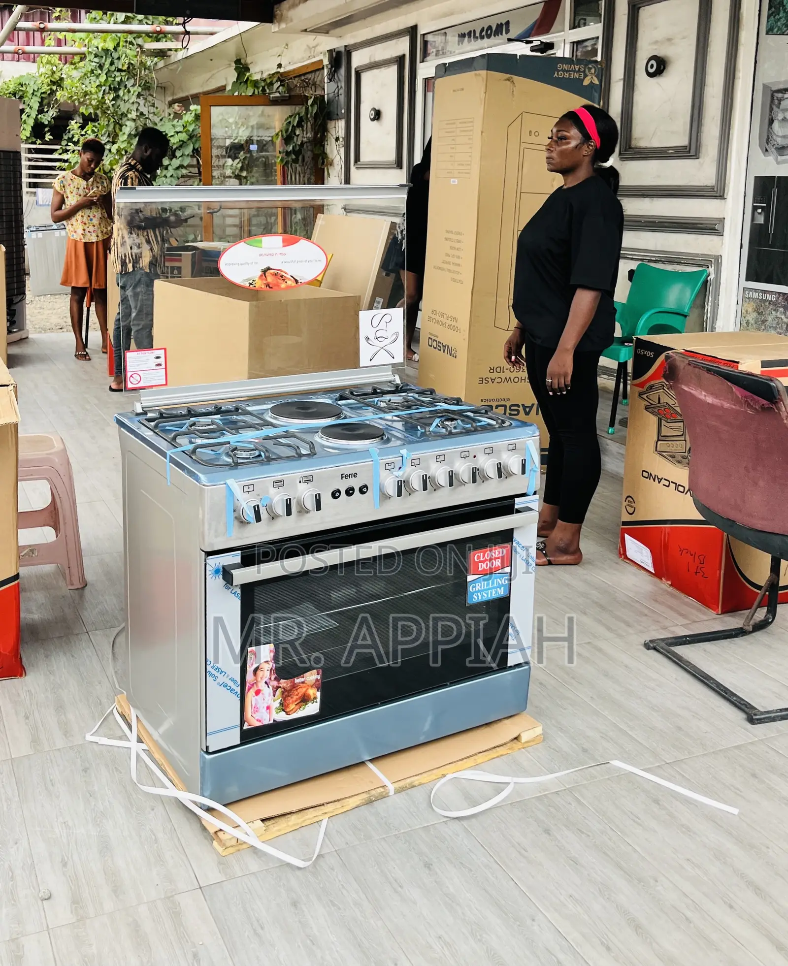 Buy Authentic Ferre 60x90 Ionx 4 Gas + 2 Cooker(Turkish)