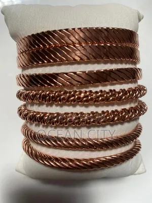 African Copper And Brass Bracelets
