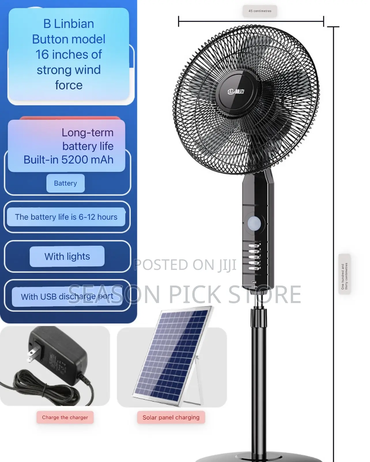 Rechargeable Fan; Plan B To Dumsor