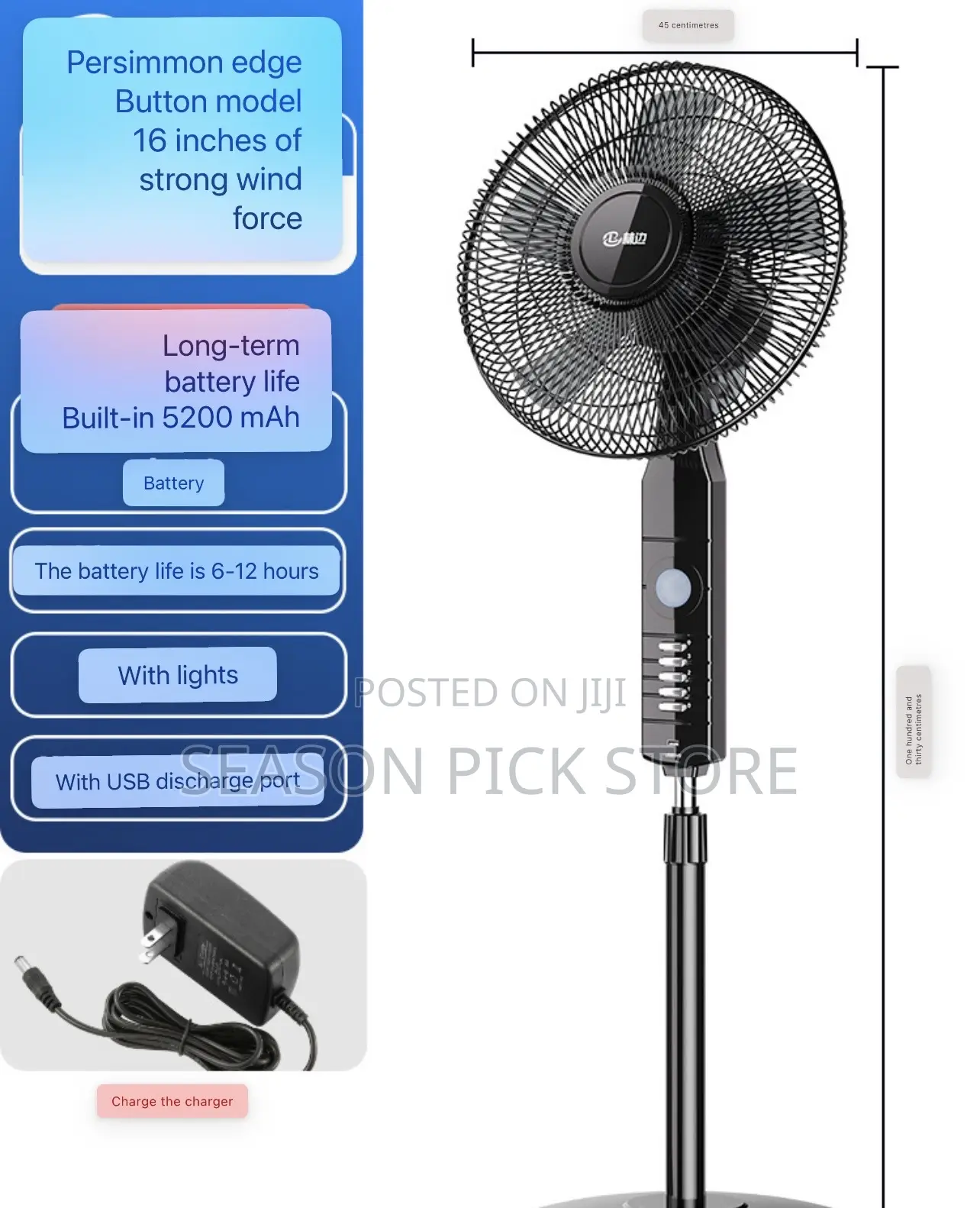 Rechargeable Fan; Plan B To Dumsor