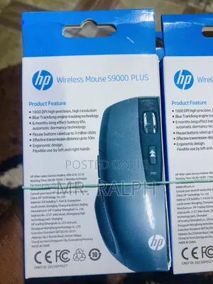 Hp Wireless Mouse S9000 Plus