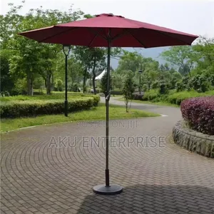 Garden, Beach Umbrella With Stand