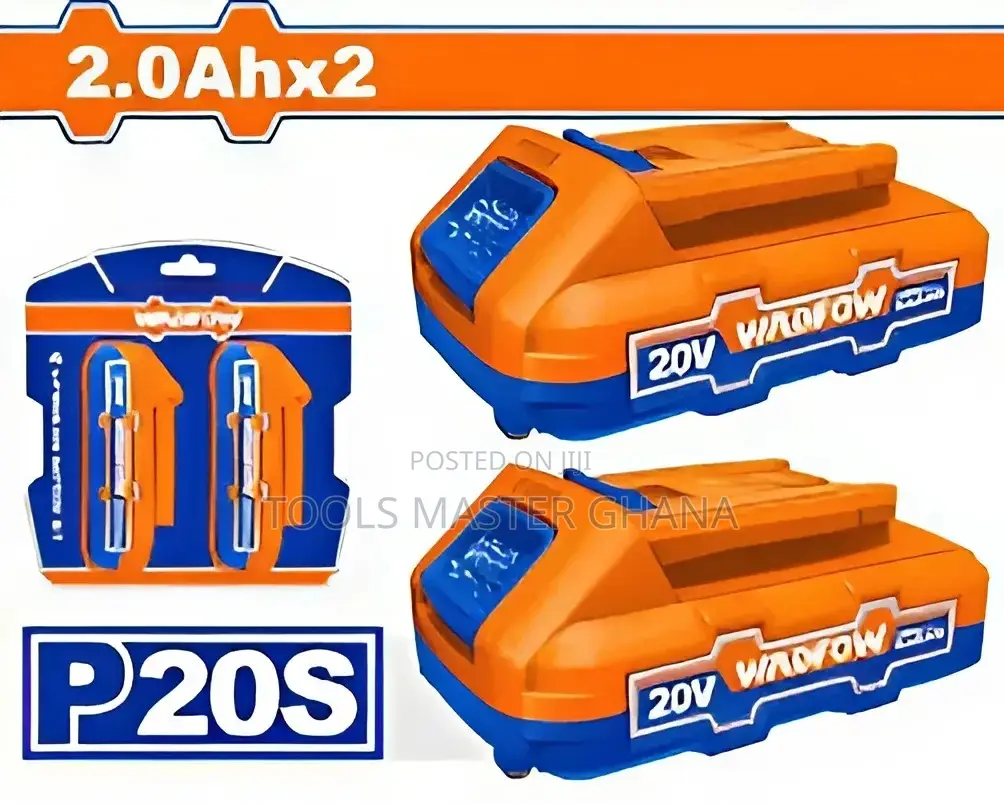 2 Pcs Battery 20v 2ah - Wos240682