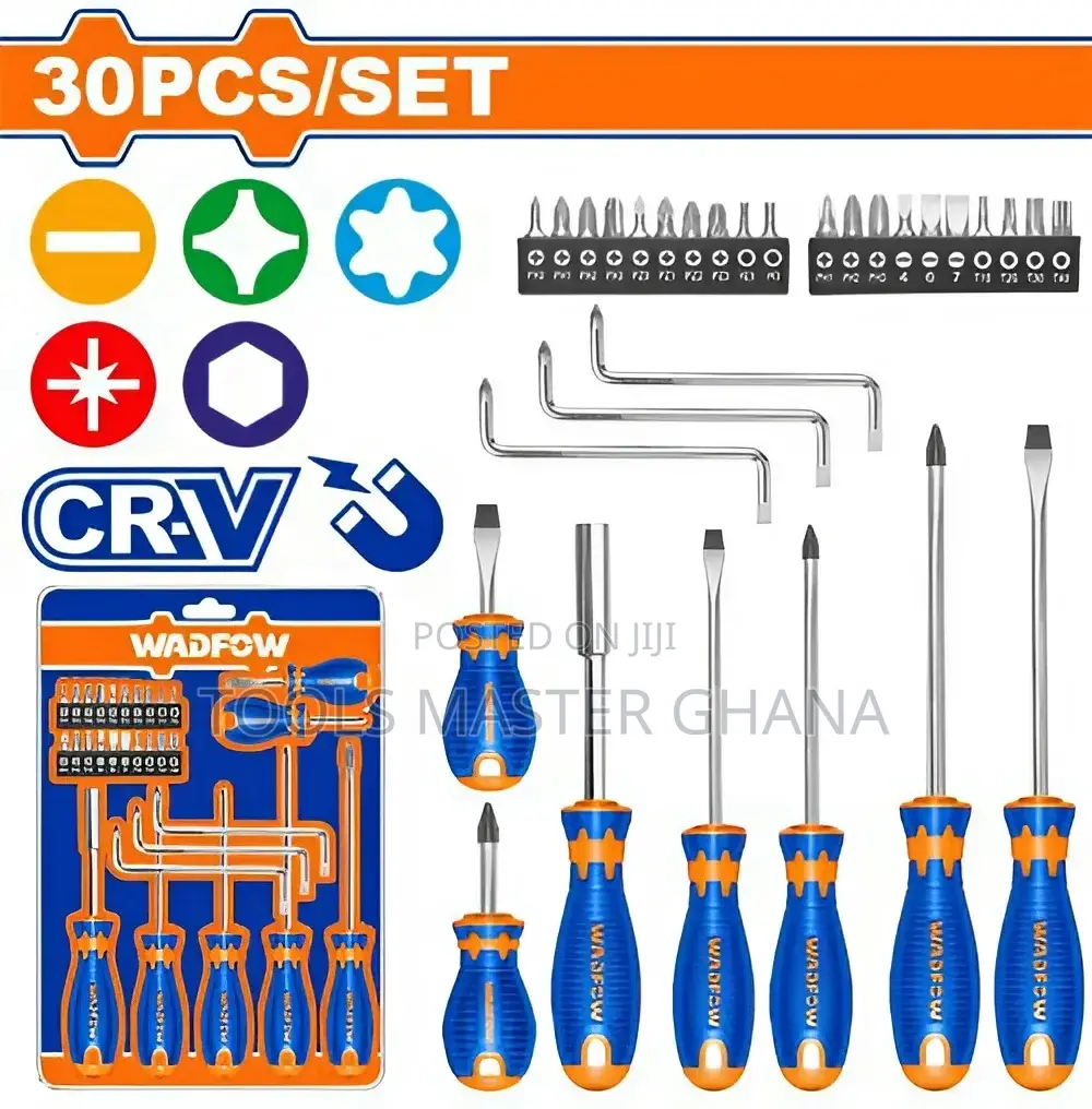 30 Pcs Screwdriver Set - Wss1430