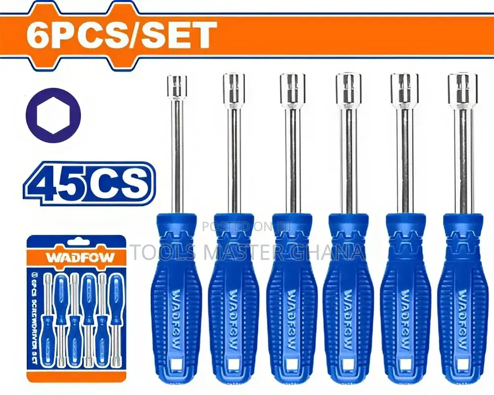 6 Pcs Nut Screwdriver Set - Wss24t6