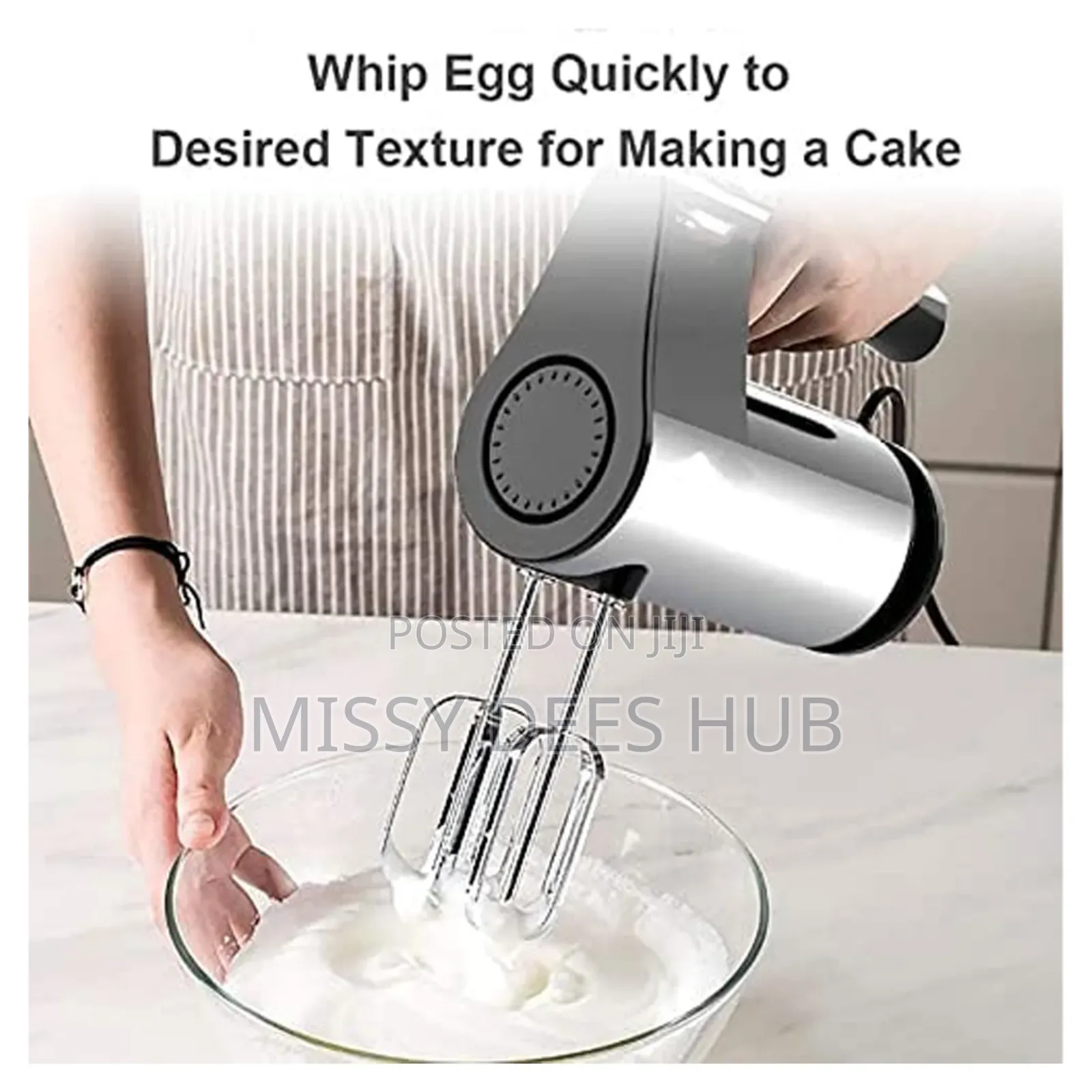 Iman 5-Speed Hand Mixer (Model Mm-6829).