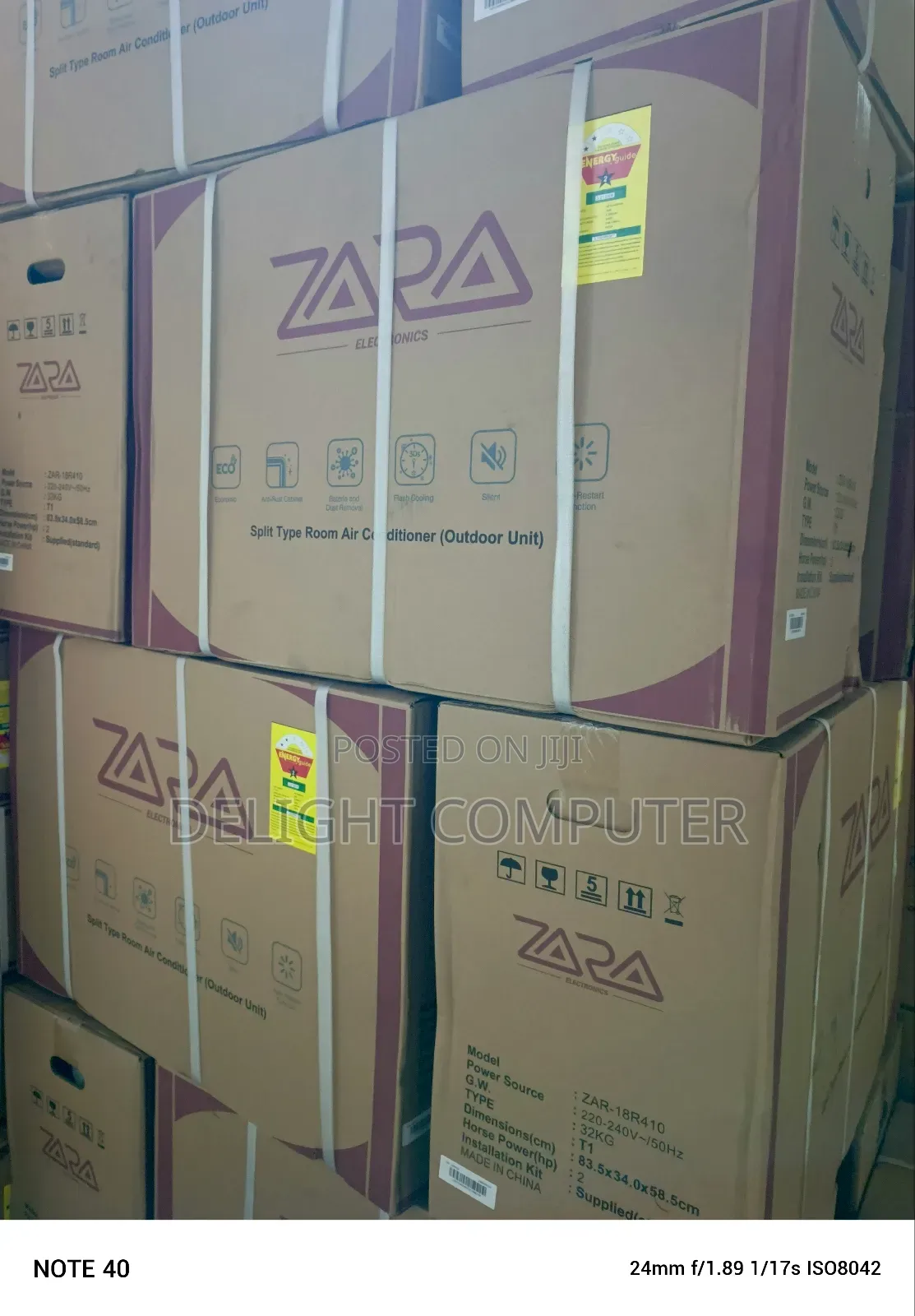 Zara Split Air Conditioner – 2.5hp
