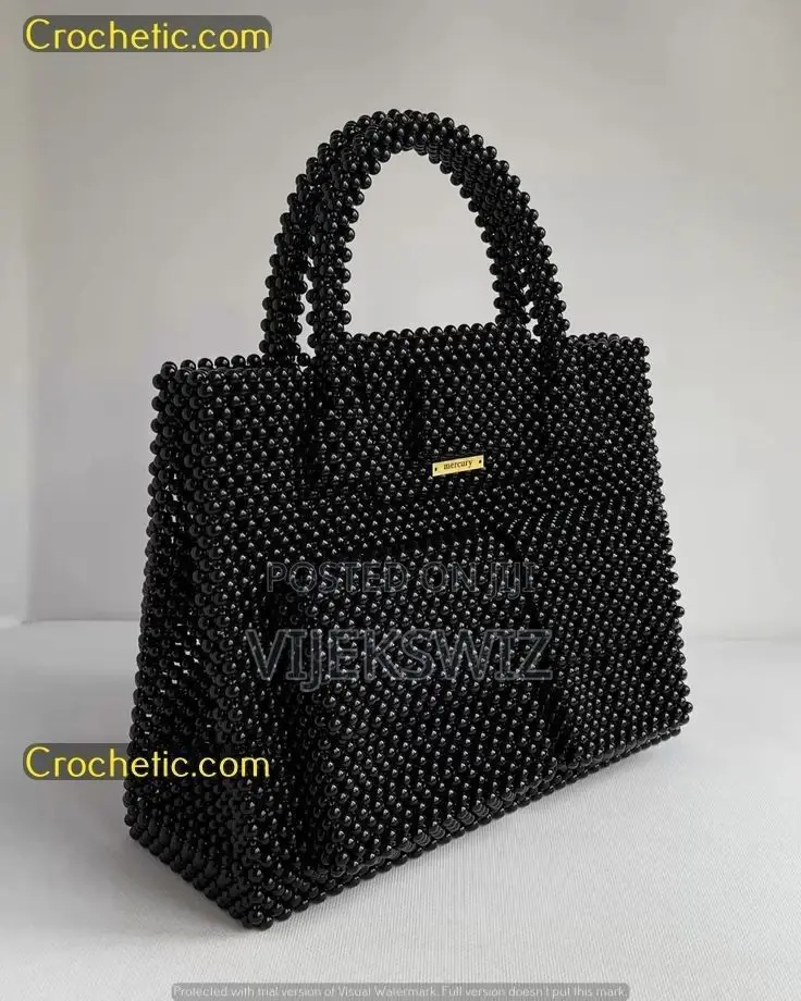 Pearl Pop-Corn Beads Bag