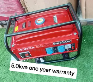 Generator Generator Red Honda 5.0kva Petrol