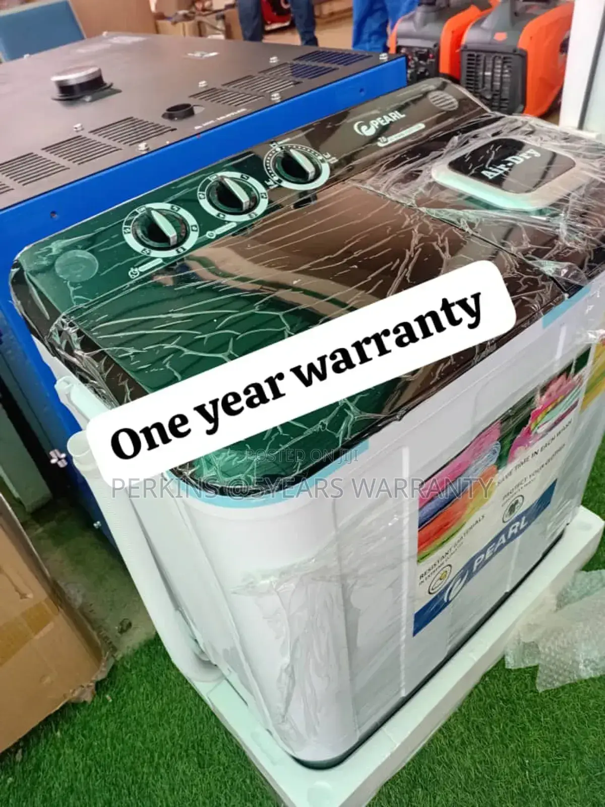 Ssparkle and Shine 7kg Pearl Washing Machine Top Load Twin