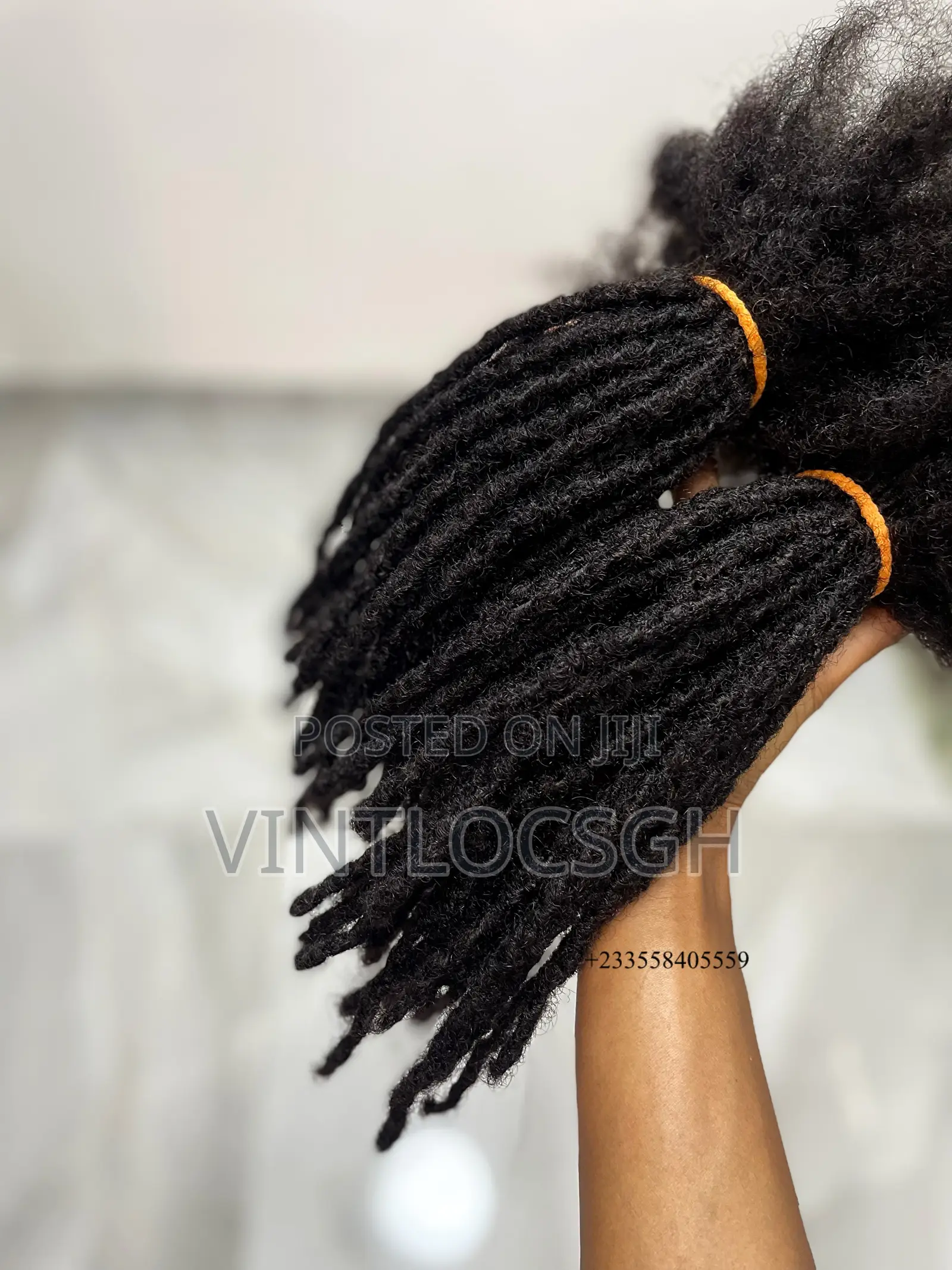 Aunthentic Permanent And Temporal Locs Extensions In Ghana