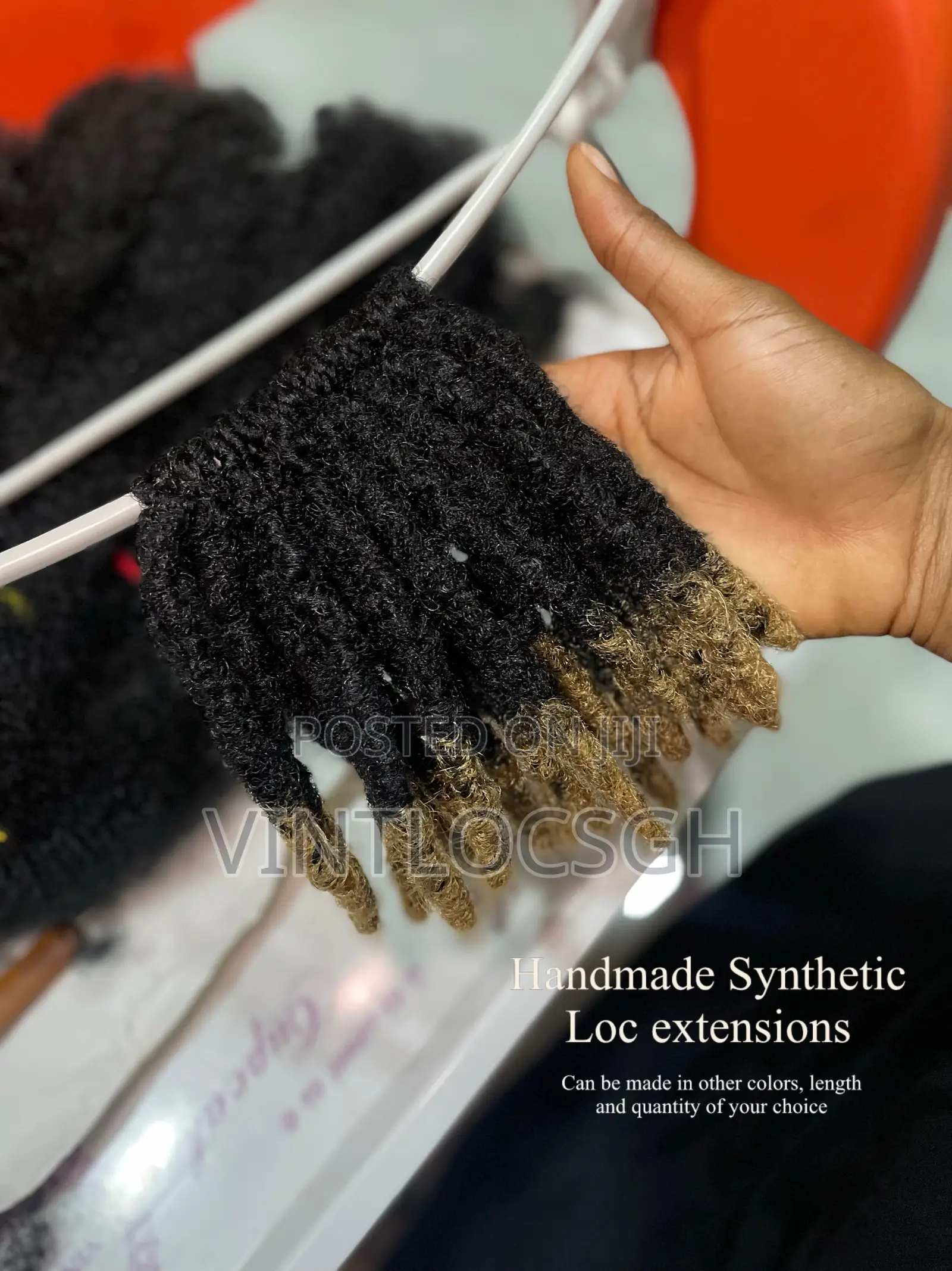 Aunthentic Permanent And Temporal Locs Extensions In Ghana