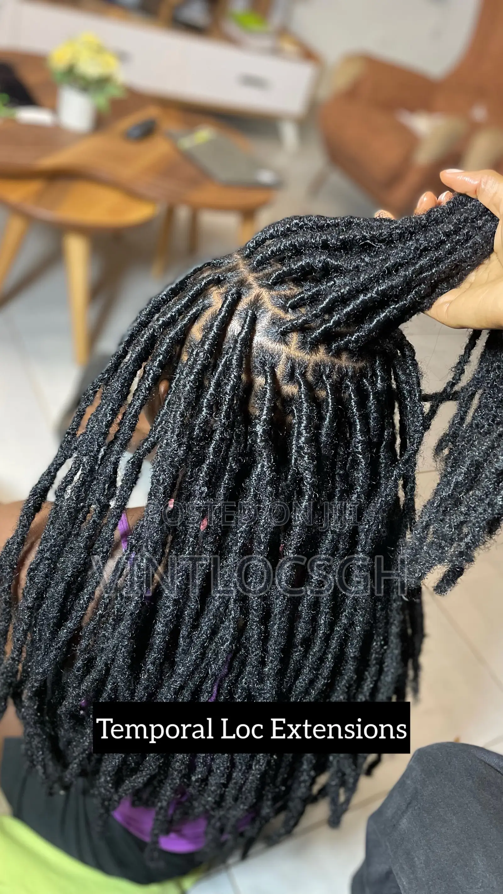 Aunthentic Permanent And Temporal Locs Extensions In Ghana