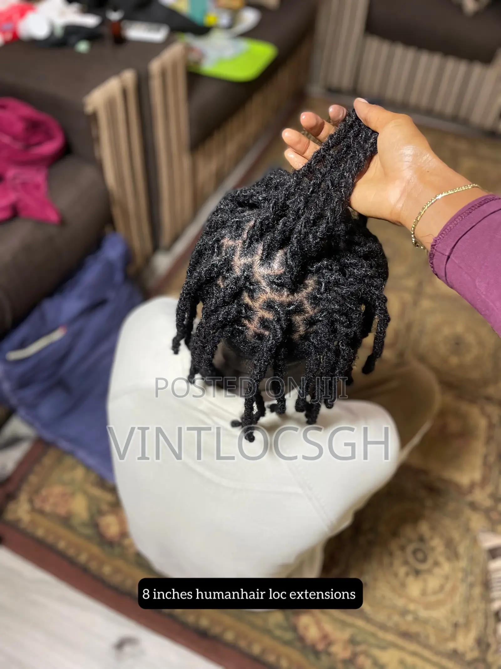 Aunthentic Permanent And Temporal Locs Extensions In Ghana