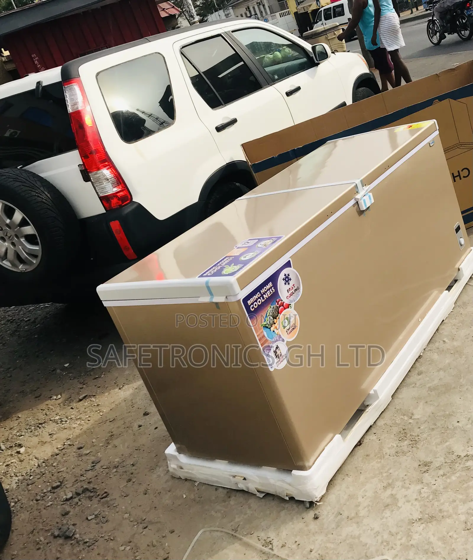 Durable Nasco (Gold) Nas 800fl Doubledoor 600l Freezer